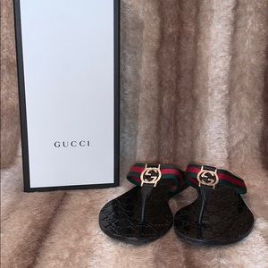 Authentic Gucci Sandals NS NYLON GUCCI/LIFFORD